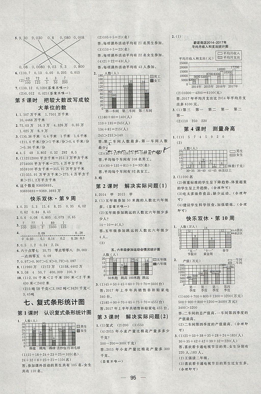 2018年陽光計劃第一步四年級數(shù)學(xué)下冊冀教版 第7頁