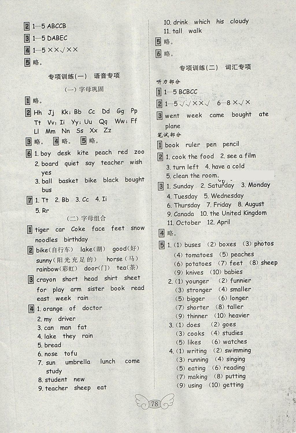 2018年金鑰匙小學(xué)英語試卷六年級(jí)下冊(cè)人教PEP版三起 第10頁