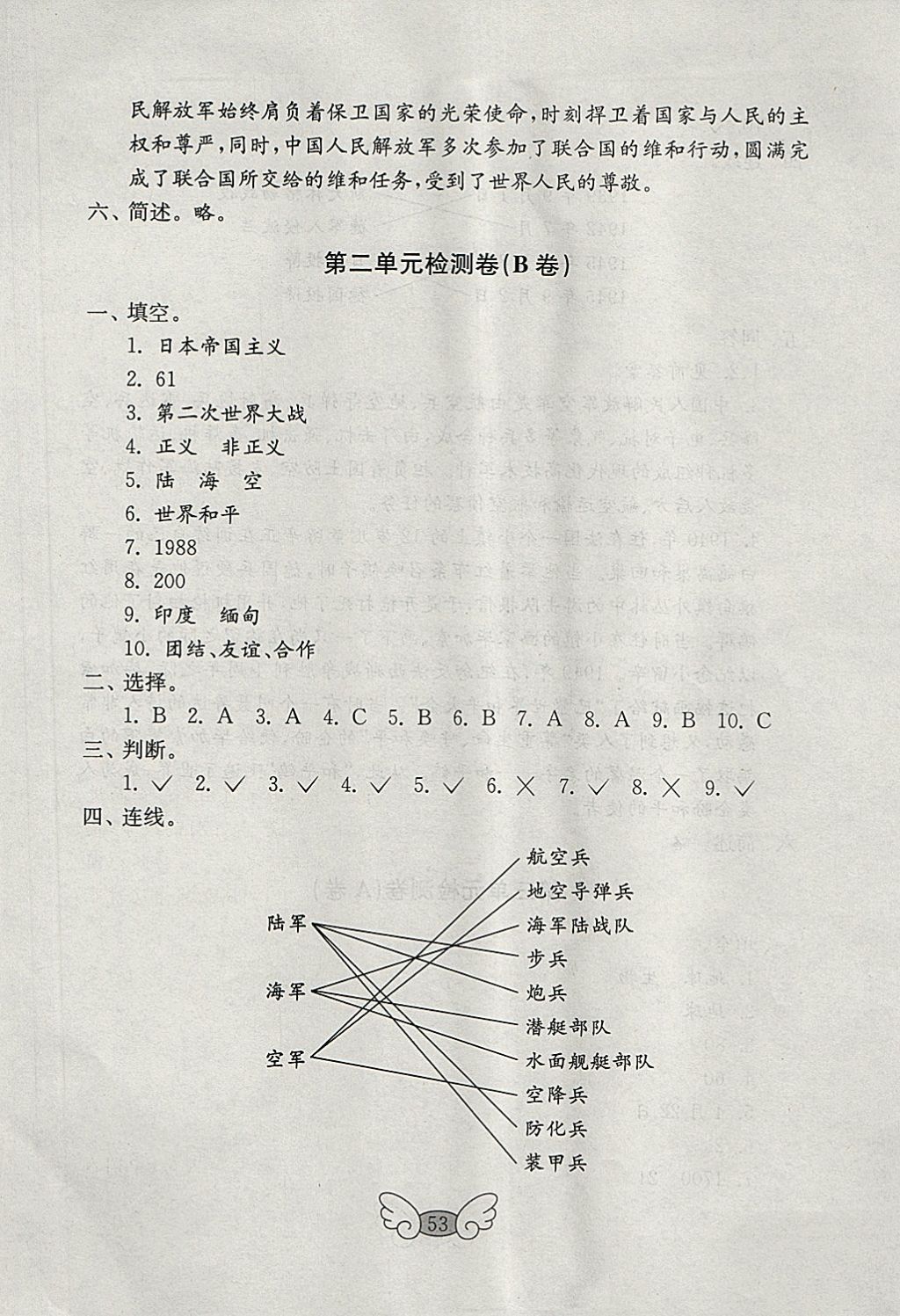 2018年金鑰匙小學(xué)品德與社會試卷六年級下冊魯人版 第5頁