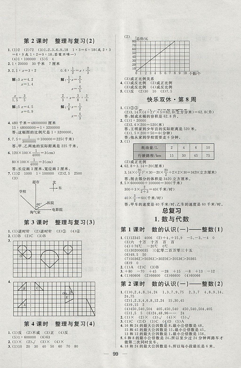 2018年阳光计划第一步六年级数学下册北师大版 第7页