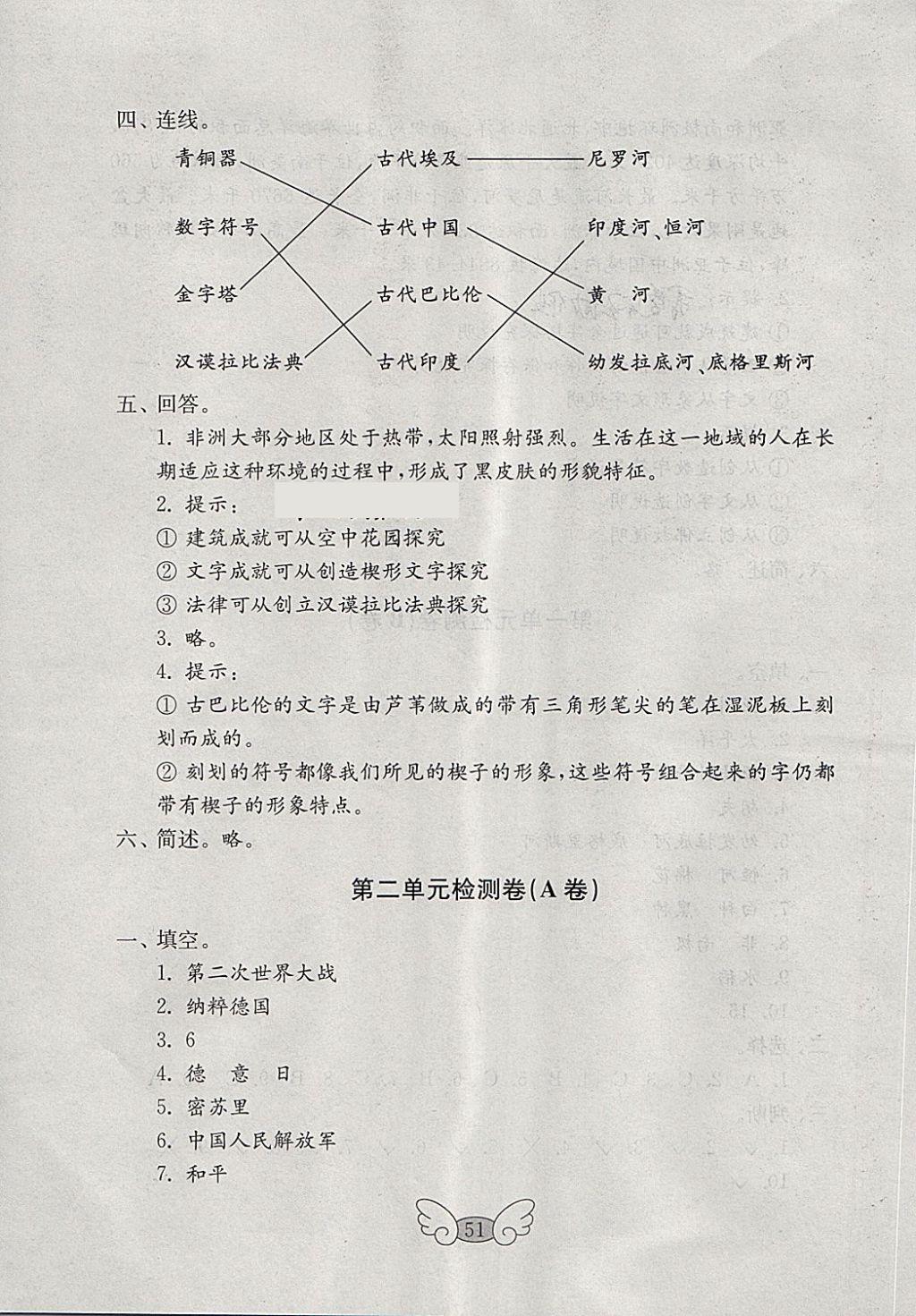 2018年金鑰匙小學(xué)品德與社會(huì)試卷六年級(jí)下冊(cè)魯人版 第3頁