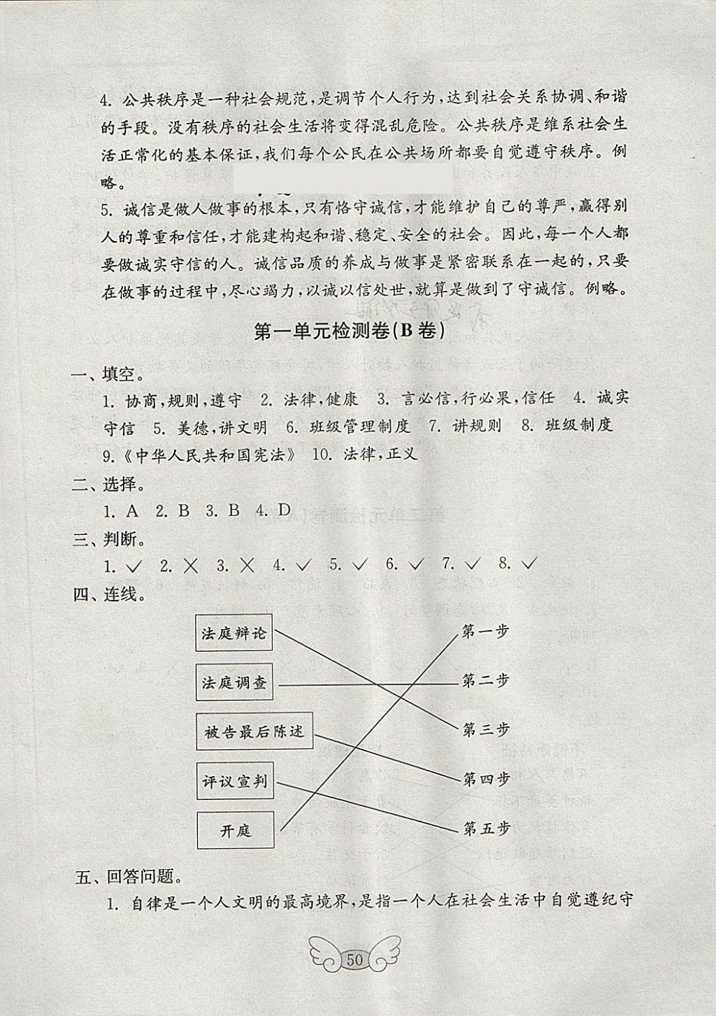 2018年金鑰匙小學(xué)品德與社會(huì)試卷四年級(jí)下冊(cè)魯人版 第2頁(yè)