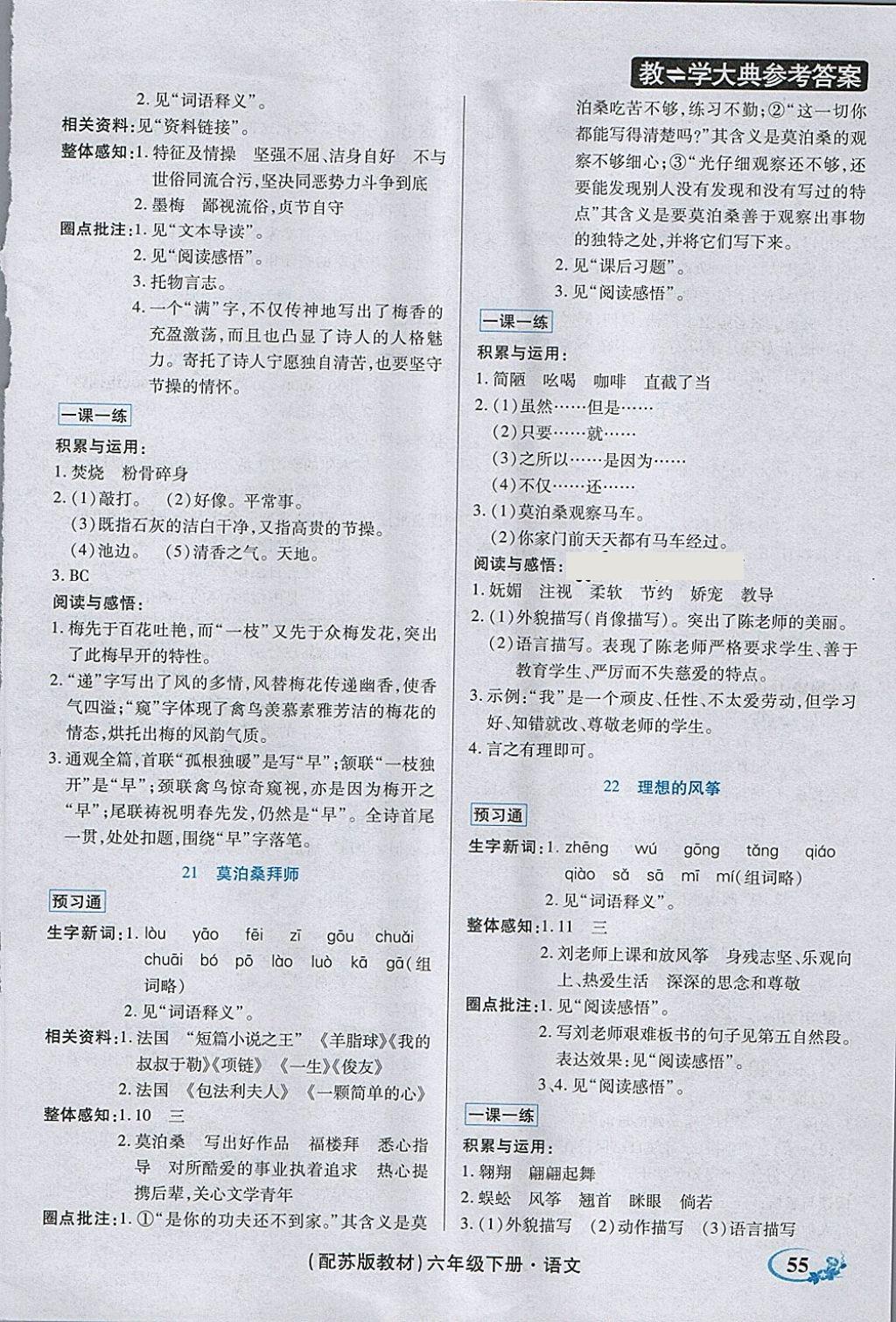 2018年教學(xué)大典六年級(jí)語(yǔ)文下冊(cè)蘇教版 第12頁(yè)