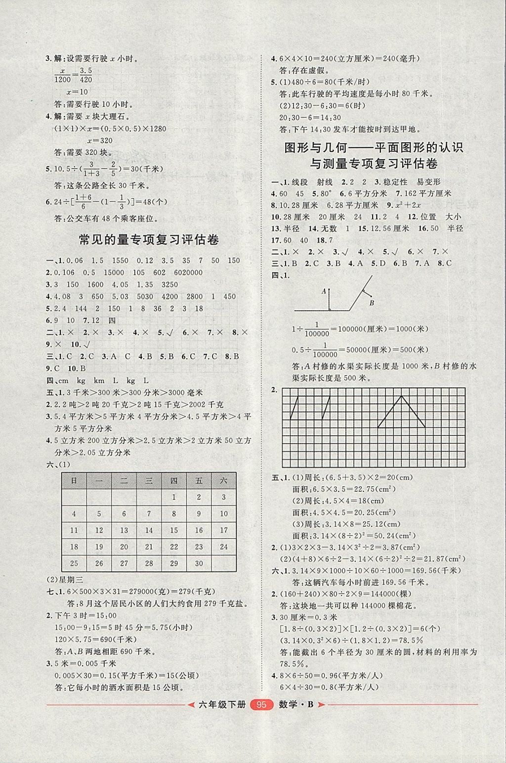 2018年陽光計劃第二步六年級數(shù)學下冊北師大版 第7頁