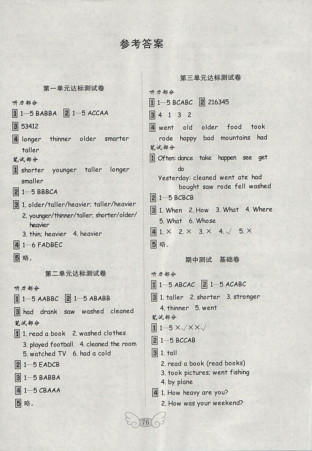 2018年金鑰匙小學(xué)英語(yǔ)試卷六年級(jí)下冊(cè)人教PEP版三起 第8頁(yè)