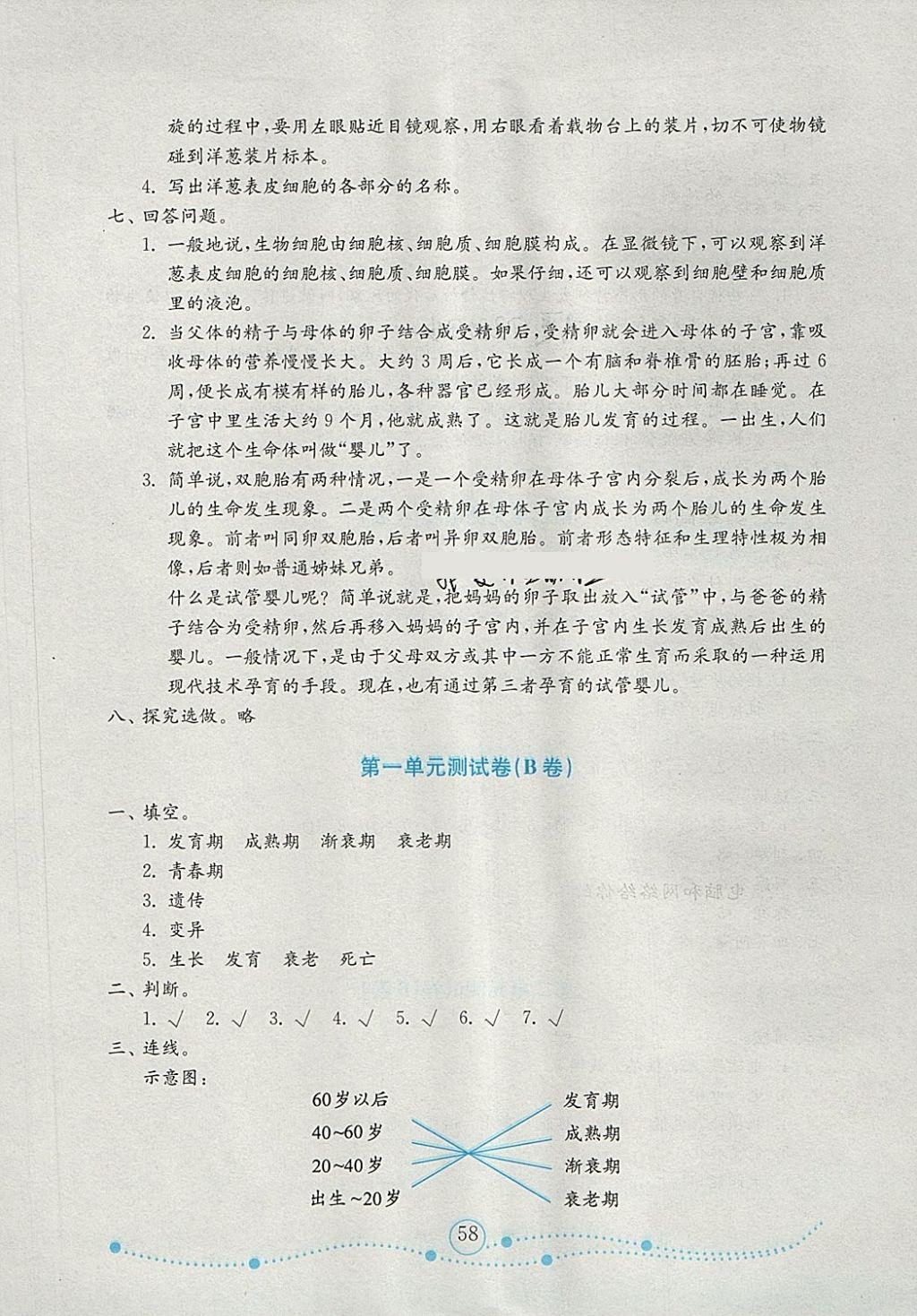 2018年金钥匙小学科学试卷六年级下册青岛版金版 第2页