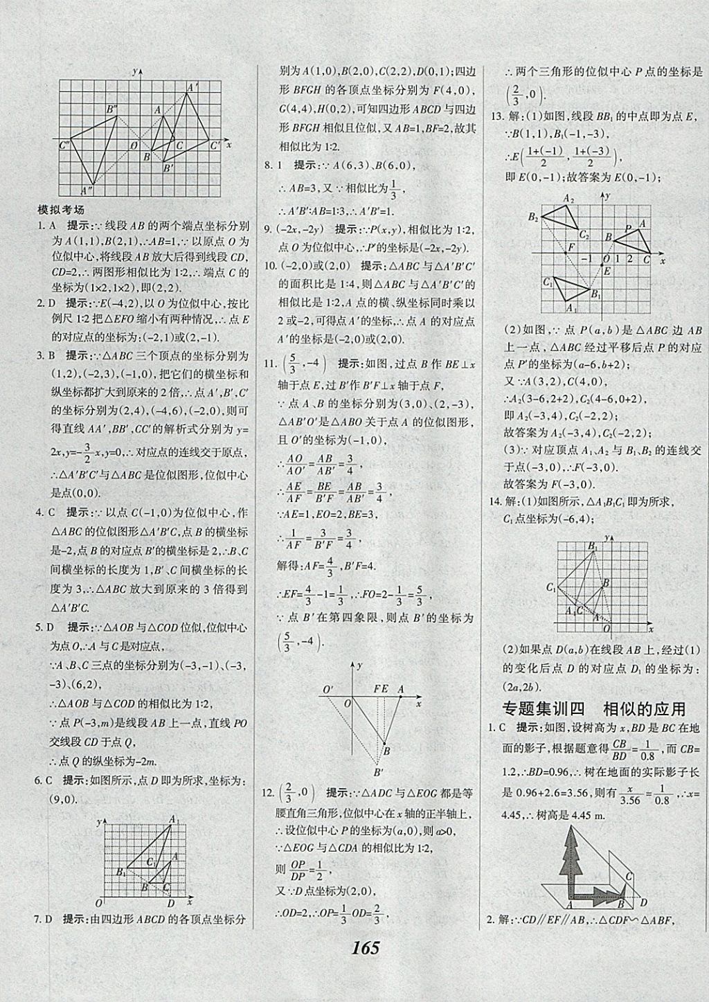 2018年全優(yōu)課堂考點集訓與滿分備考九年級數(shù)學全一冊下 第25頁