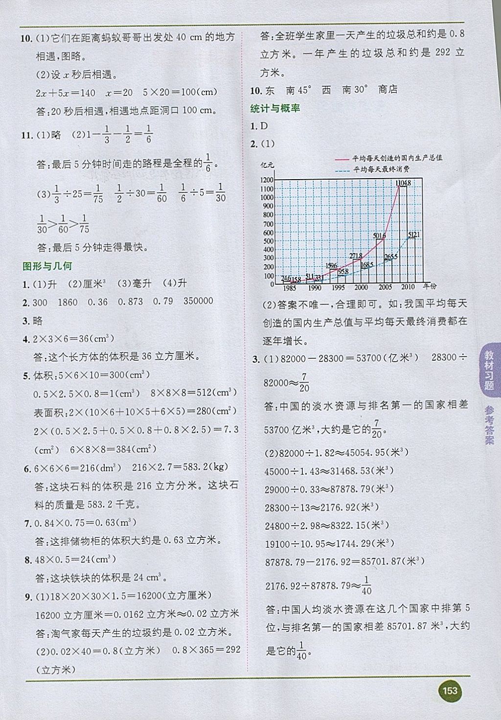 2018年課本五年級數(shù)學下冊北師大版 第15頁