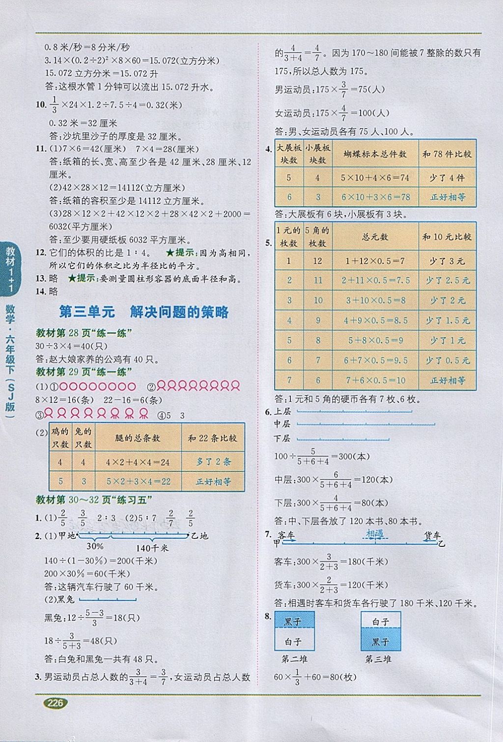 2018年課本蘇教版六年級(jí)數(shù)學(xué)下冊(cè) 第4頁(yè)