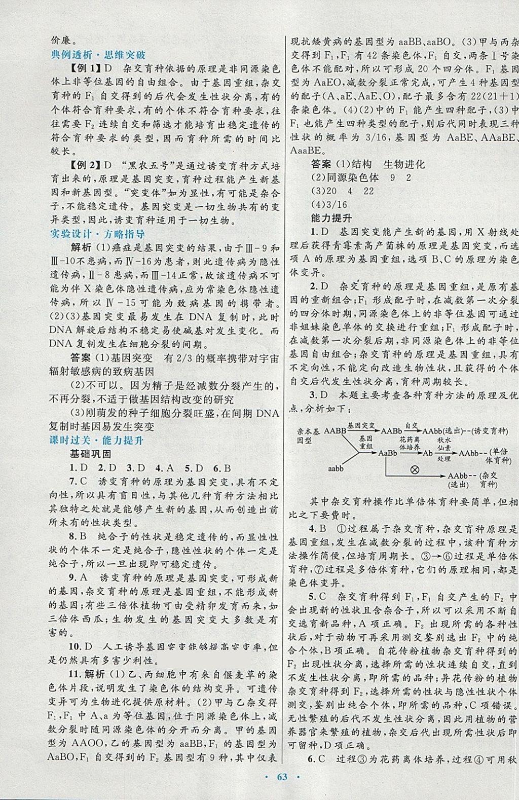 2018年高中同步測(cè)控優(yōu)化設(shè)計(jì)生物必修2人教版供內(nèi)蒙古使用 第23頁(yè)