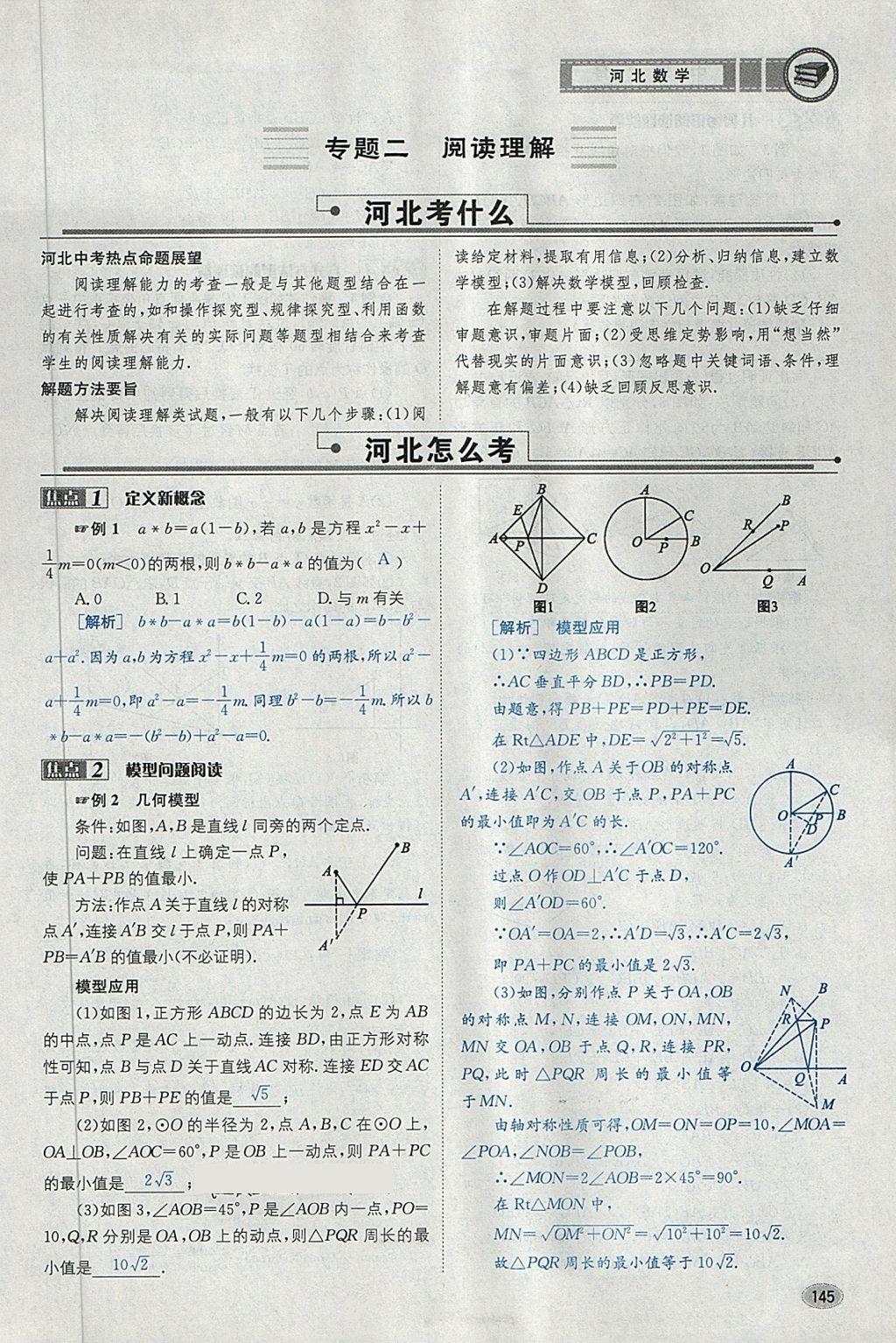 2018年中考2號河北考試說明的說明數(shù)學 第169頁