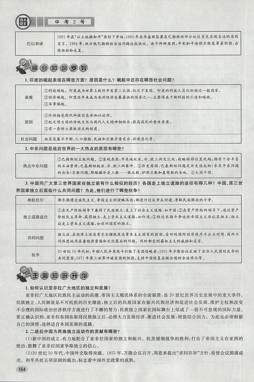 2018年中考2號河北考試說明的說明歷史 第160頁