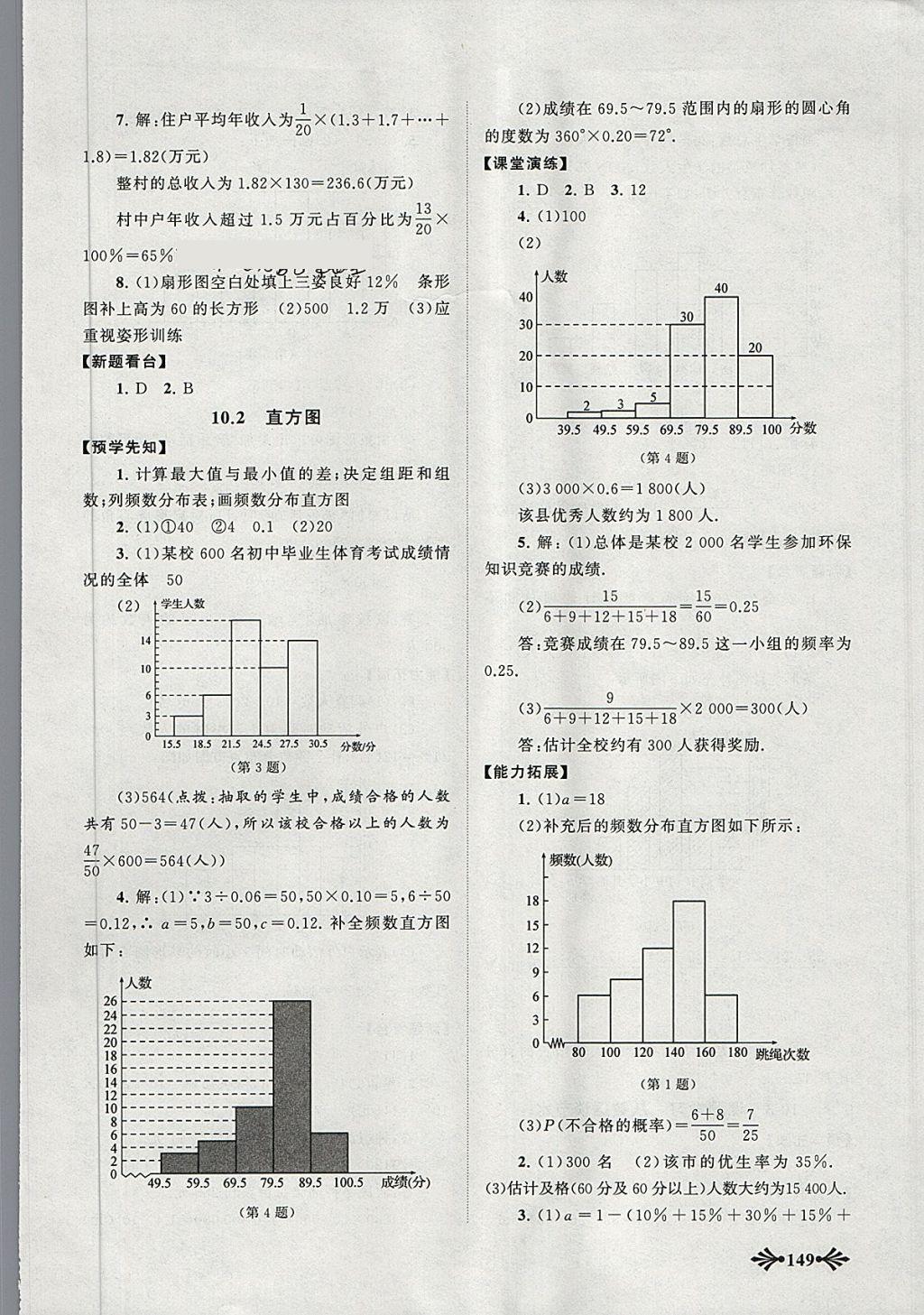 2018年自主学习当堂反馈七年级数学下册人教版 第18页