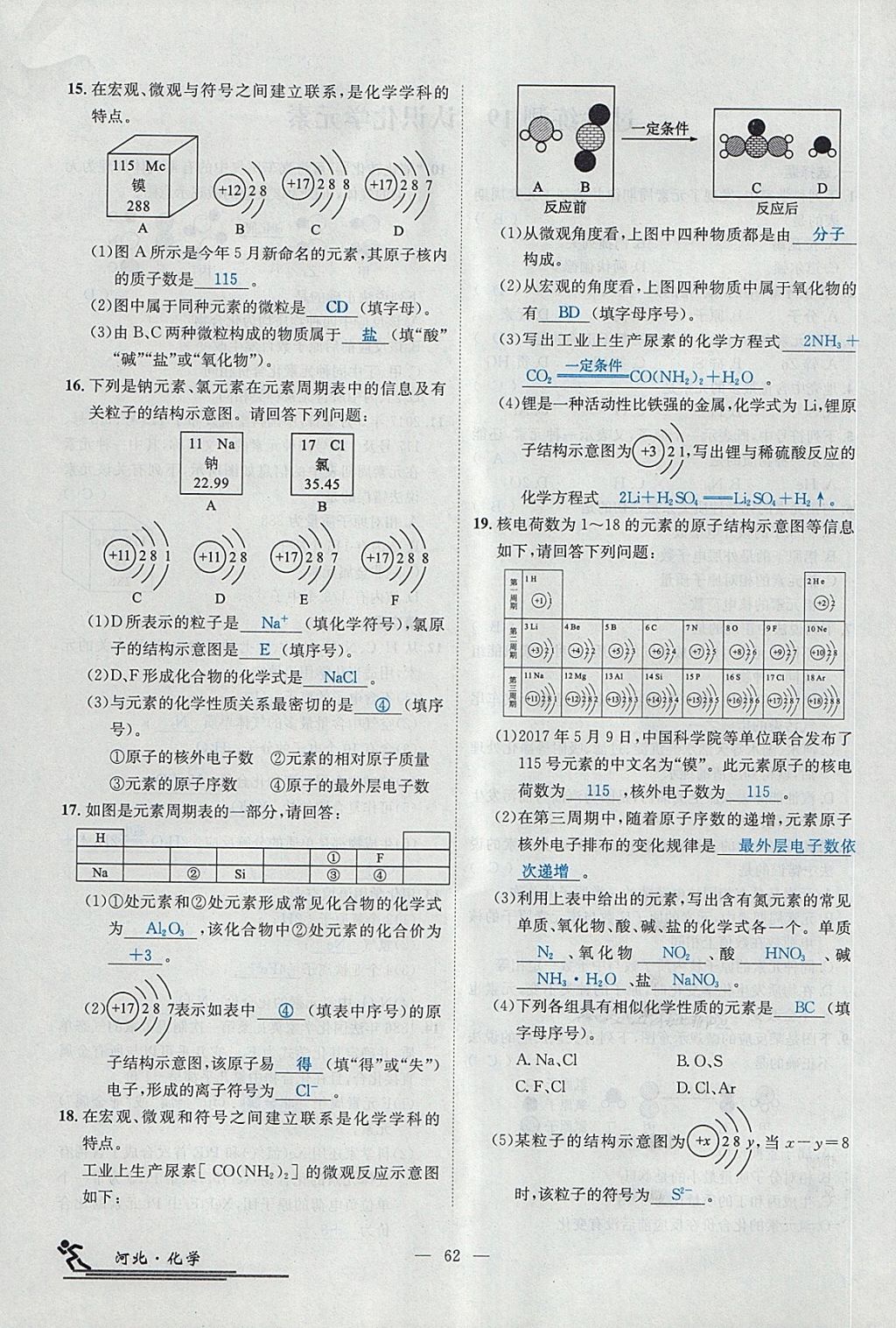 2018年中考2號(hào)河北考試說(shuō)明的說(shuō)明化學(xué) 第192頁(yè)