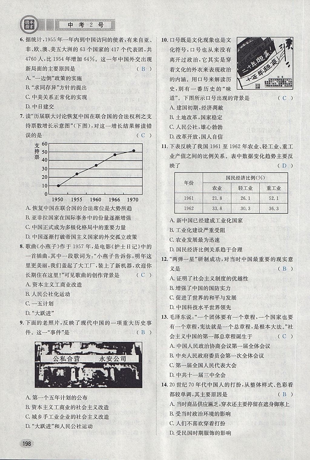 2018年中考2号河北考试说明的说明历史 第194页