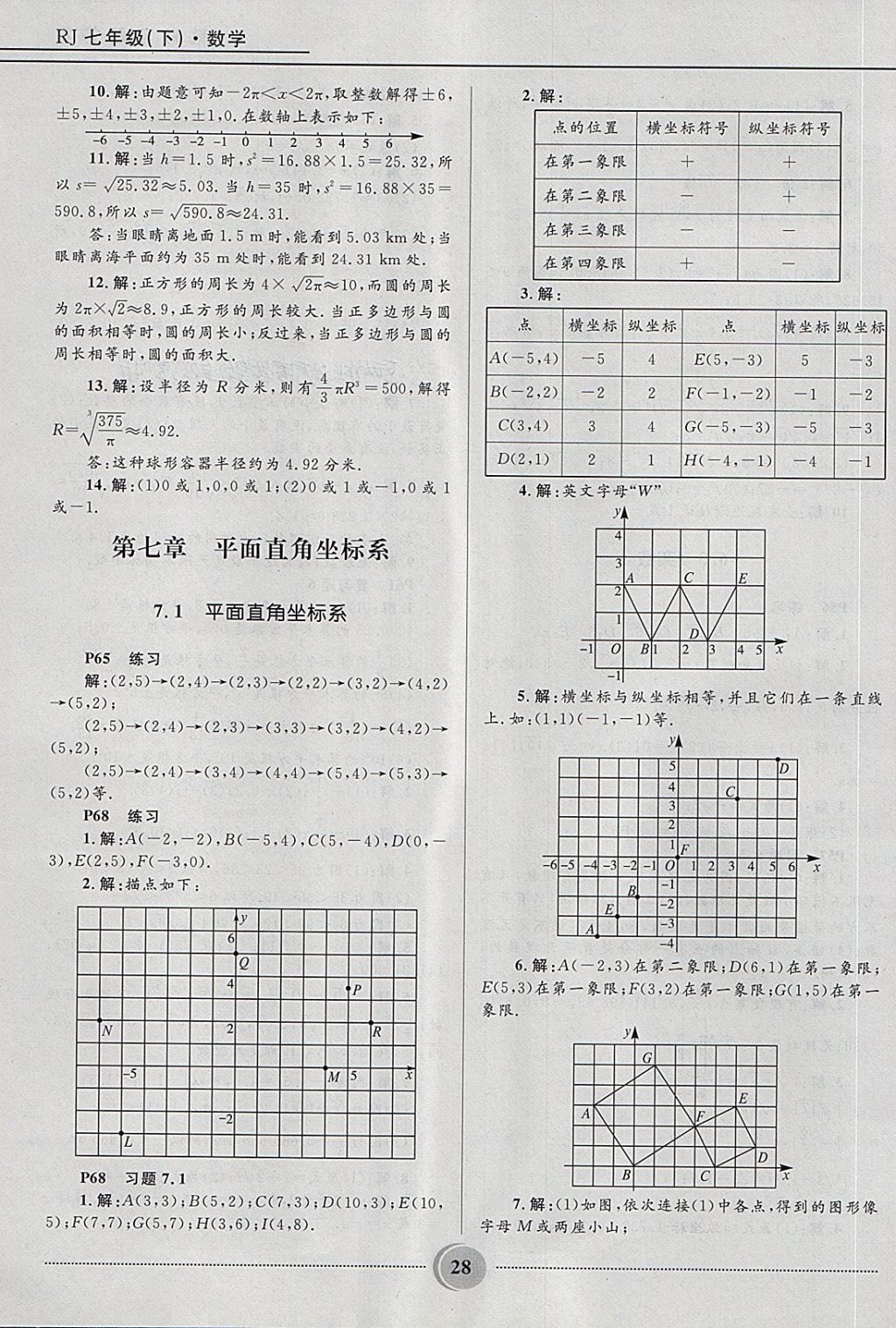 2018年夺冠百分百初中精讲精练七年级数学下册人教版 第28页