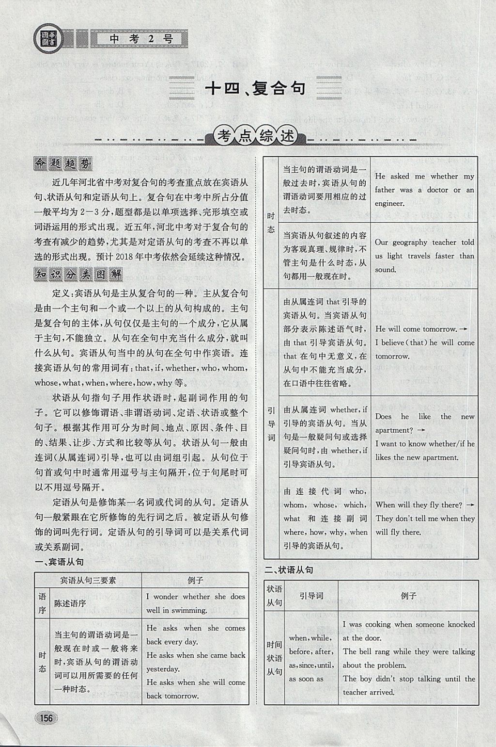 2018年中考2号河北考试说明的说明英语 第185页