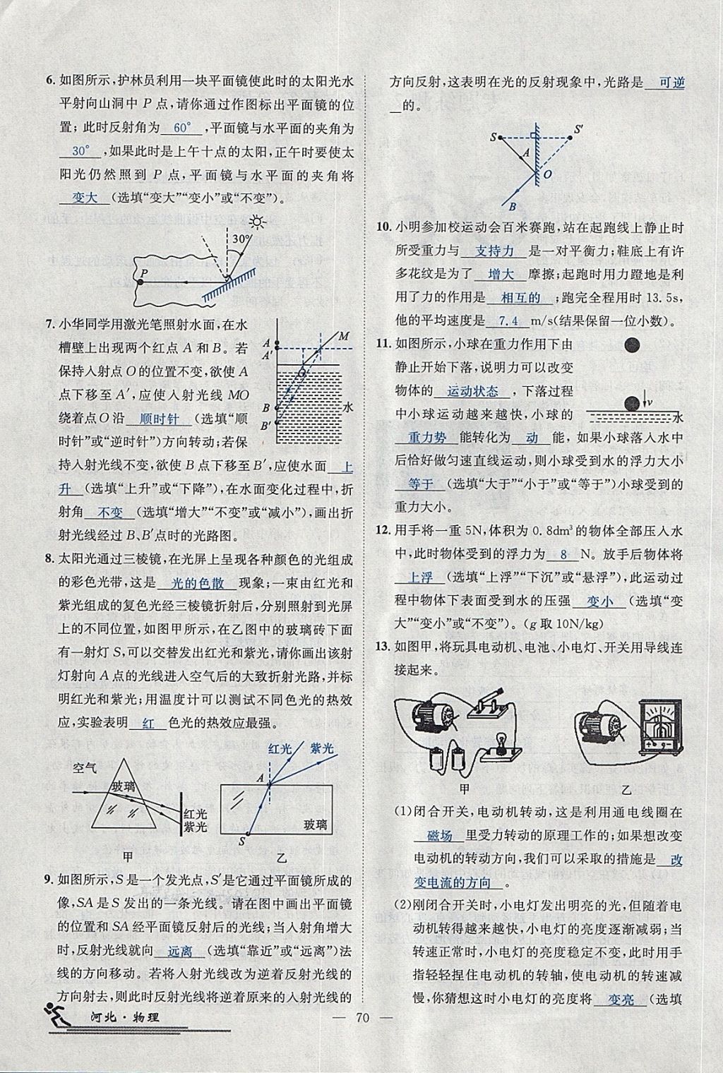 2018年中考2號(hào)河北考試說(shuō)明的說(shuō)明物理 第193頁(yè)