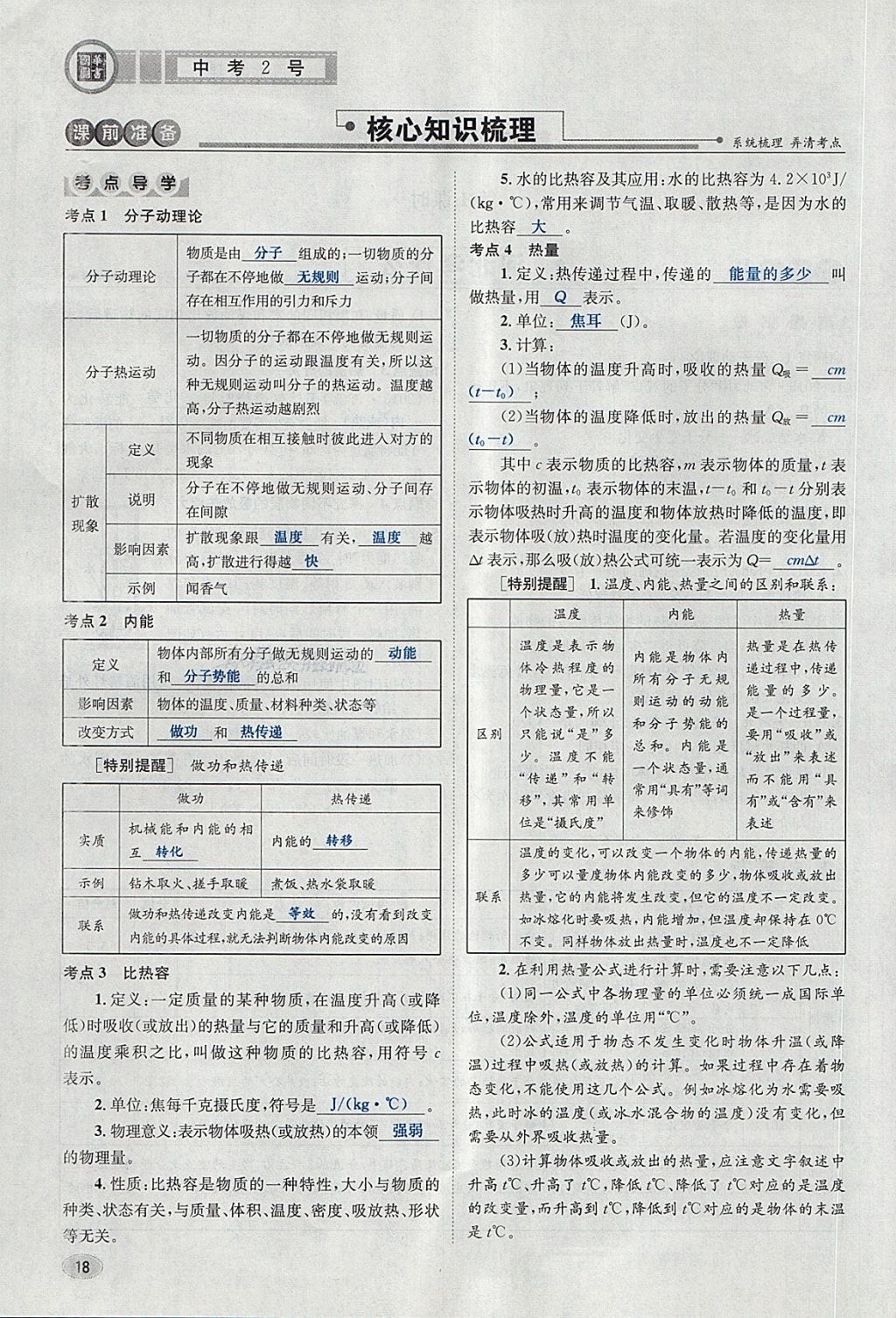 2018年中考2號河北考試說明的說明物理 第18頁