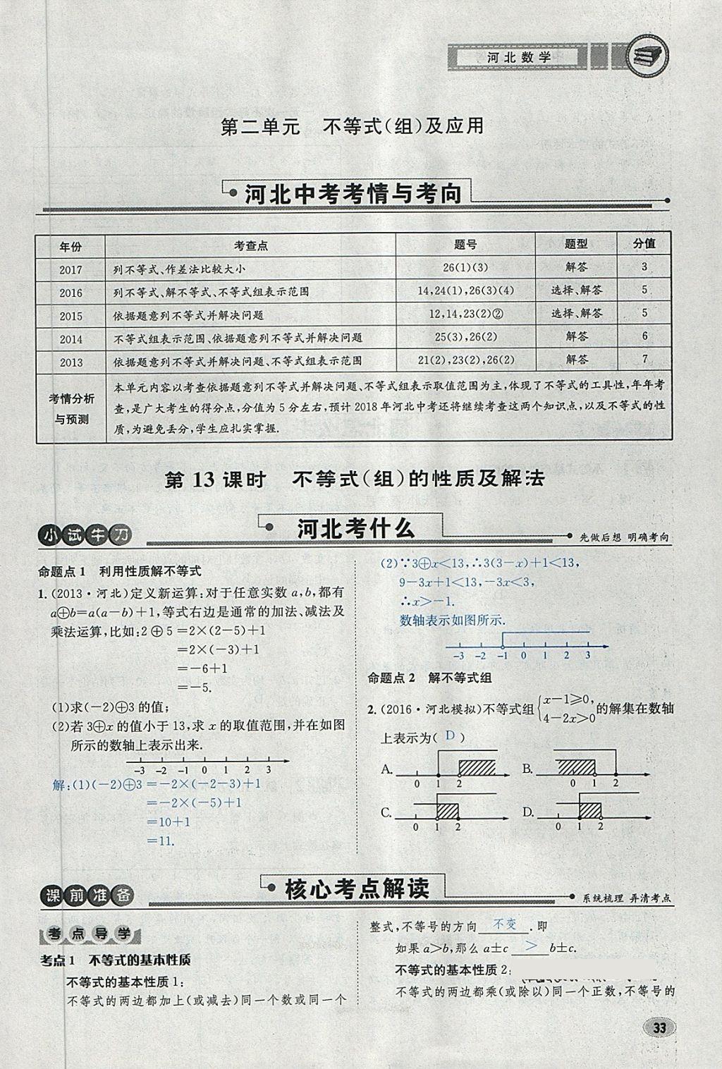 2018年中考2号河北考试说明的说明数学 第57页