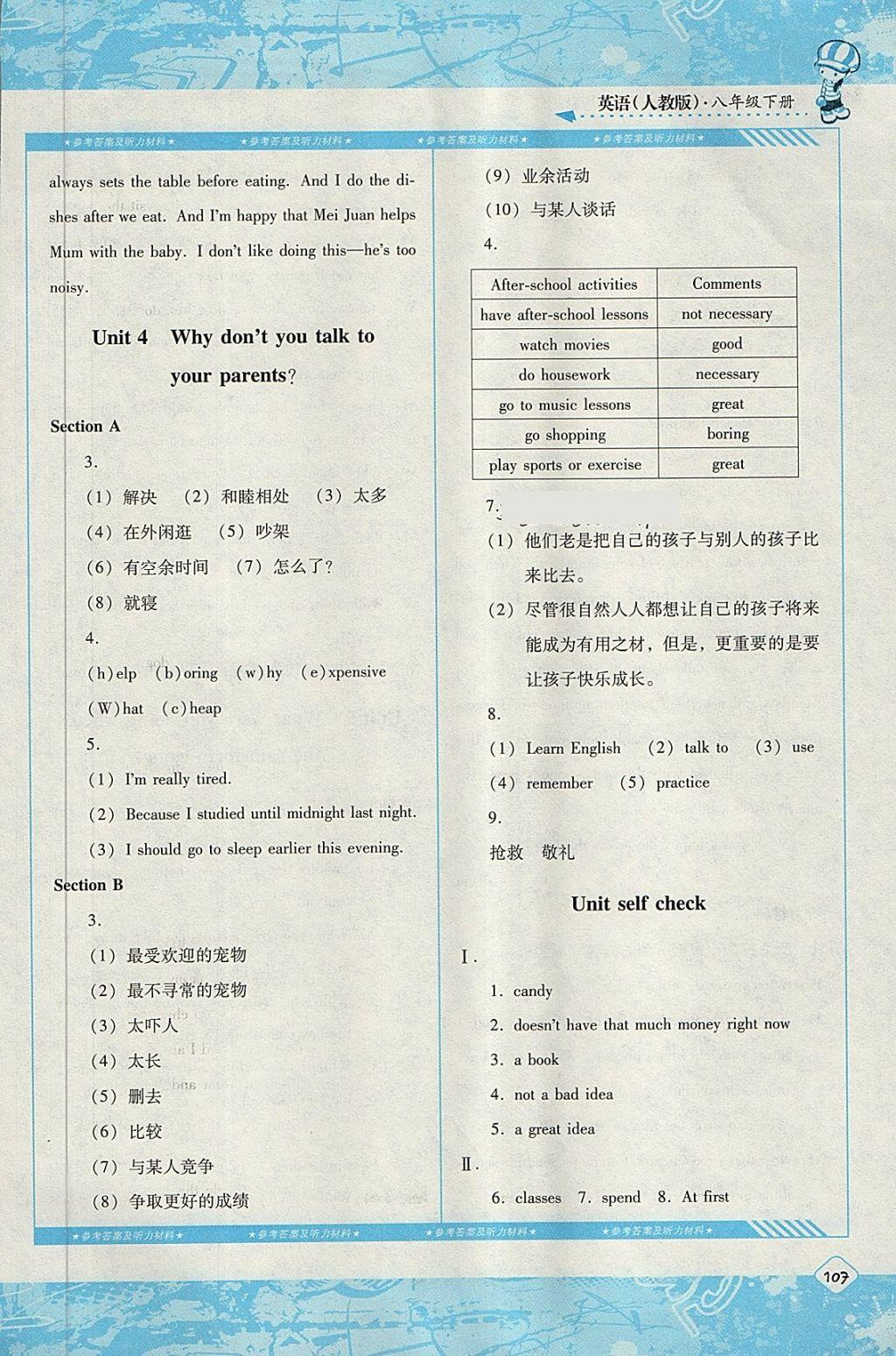 2018年課程基礎(chǔ)訓(xùn)練八年級(jí)英語(yǔ)下冊(cè)人教版湖南少年兒童出版社 第6頁(yè)