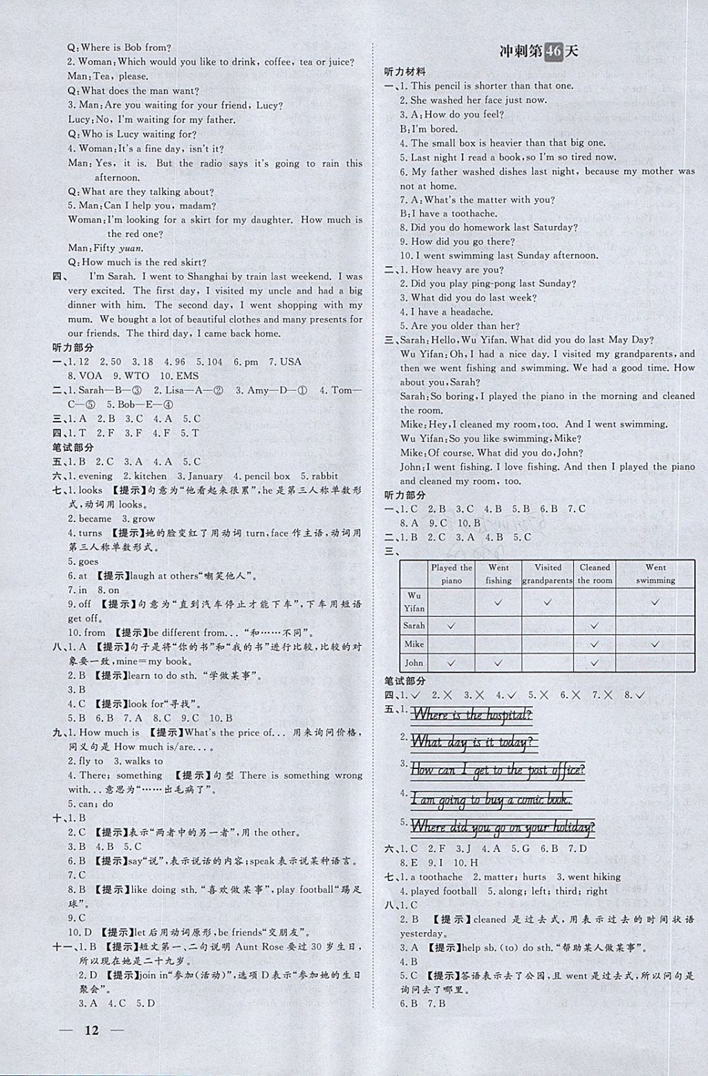 2018年小升初必备冲刺48天英语 第12页