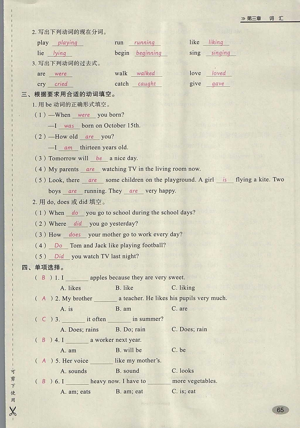 2018年名師面對(duì)面小考滿分特訓(xùn)方案英語 第95頁