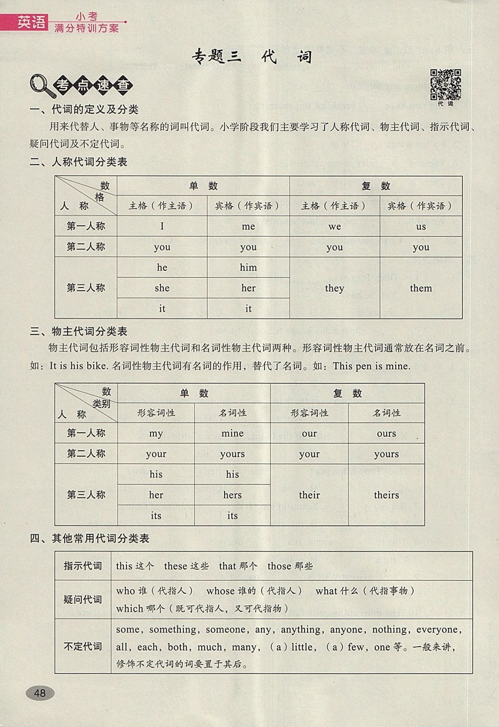 2018年名師面對(duì)面小考滿分特訓(xùn)方案英語 第78頁