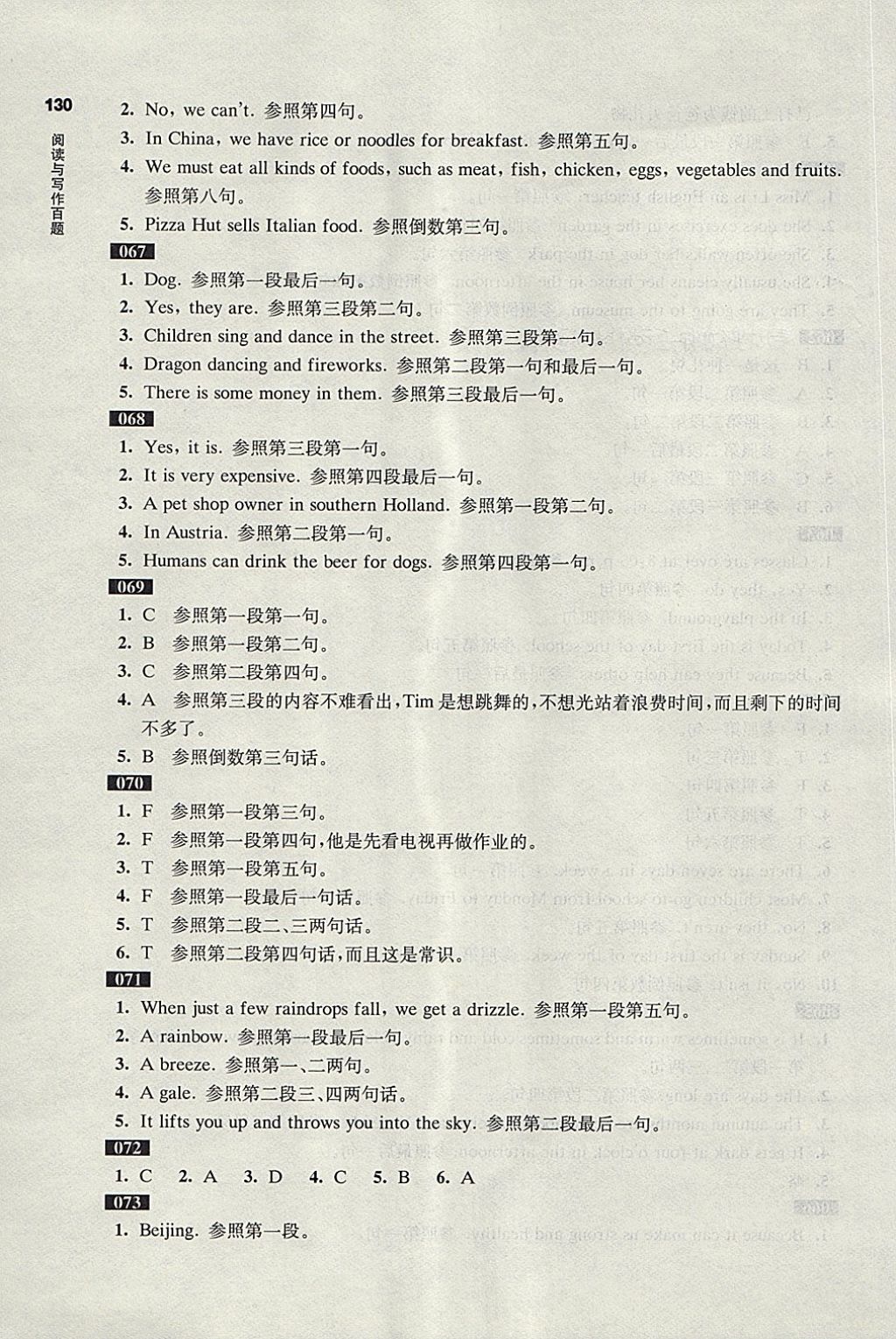 2018年百題大過關小升初英語閱讀與寫作百題 第11頁