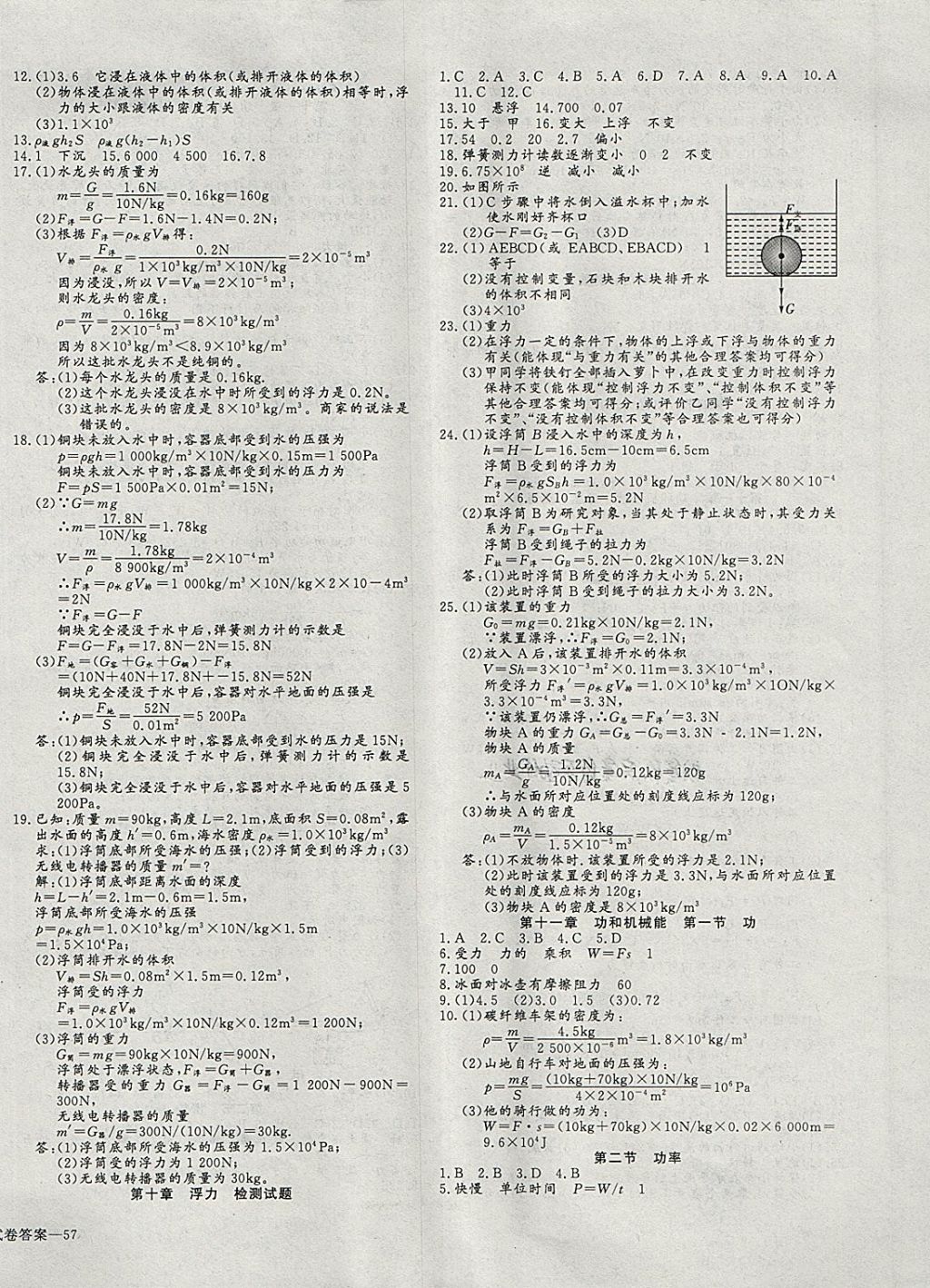2018年同步檢測(cè)金卷八年級(jí)物理下冊(cè)人教版 第6頁(yè)