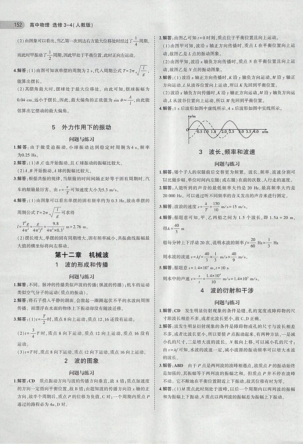 課本人教版高中物理選修3-4 第2頁(yè)