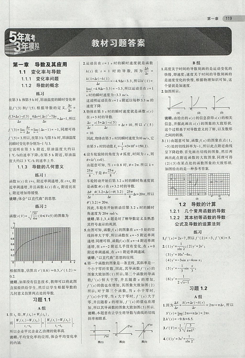 課本人教A版高中數(shù)學(xué)選修2-2 第1頁