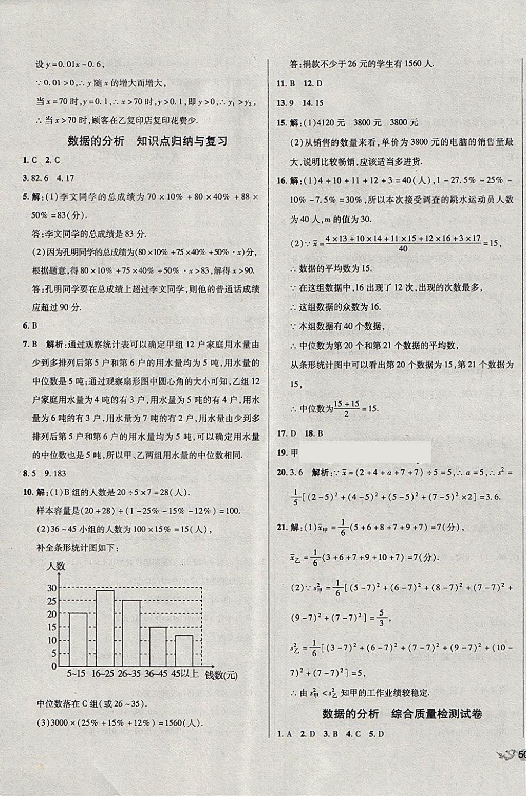 2018年单元加期末复习与测试八年级数学下册人教版 第11页