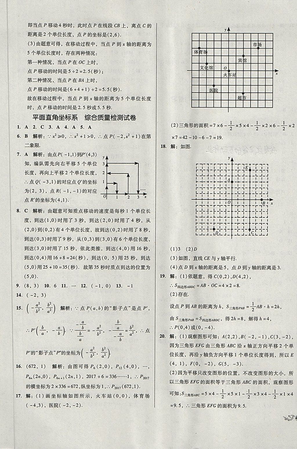 2018年单元加期末复习与测试七年级数学下册人教版 第5页