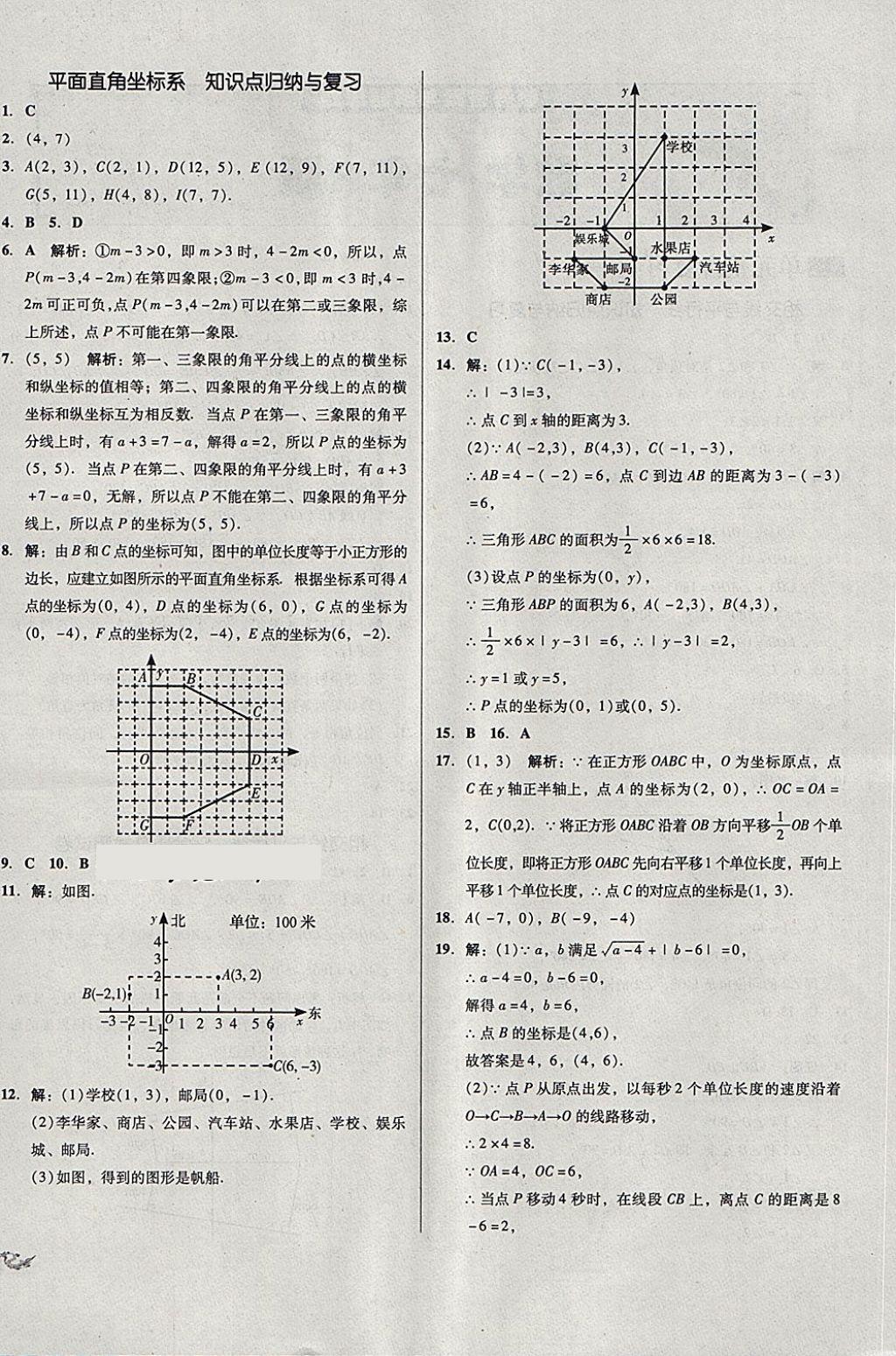 2018年单元加期末复习与测试七年级数学下册人教版 第4页