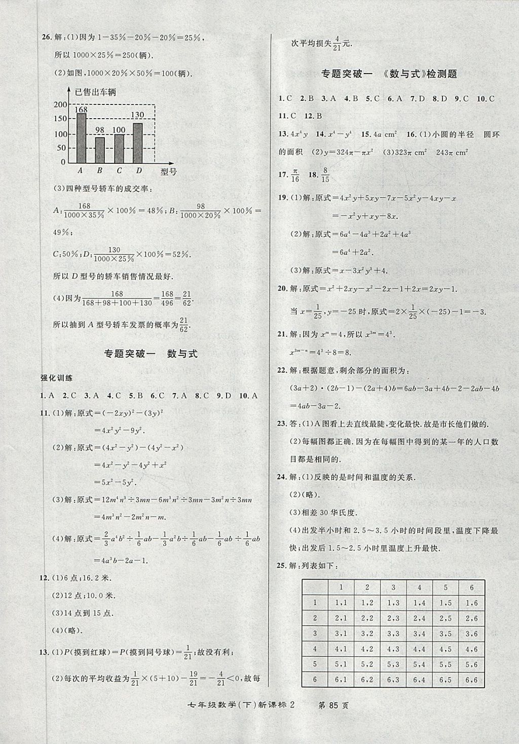 2018年百所名校精點(diǎn)試題七年級(jí)數(shù)學(xué)下冊(cè)北師大版 第13頁(yè)