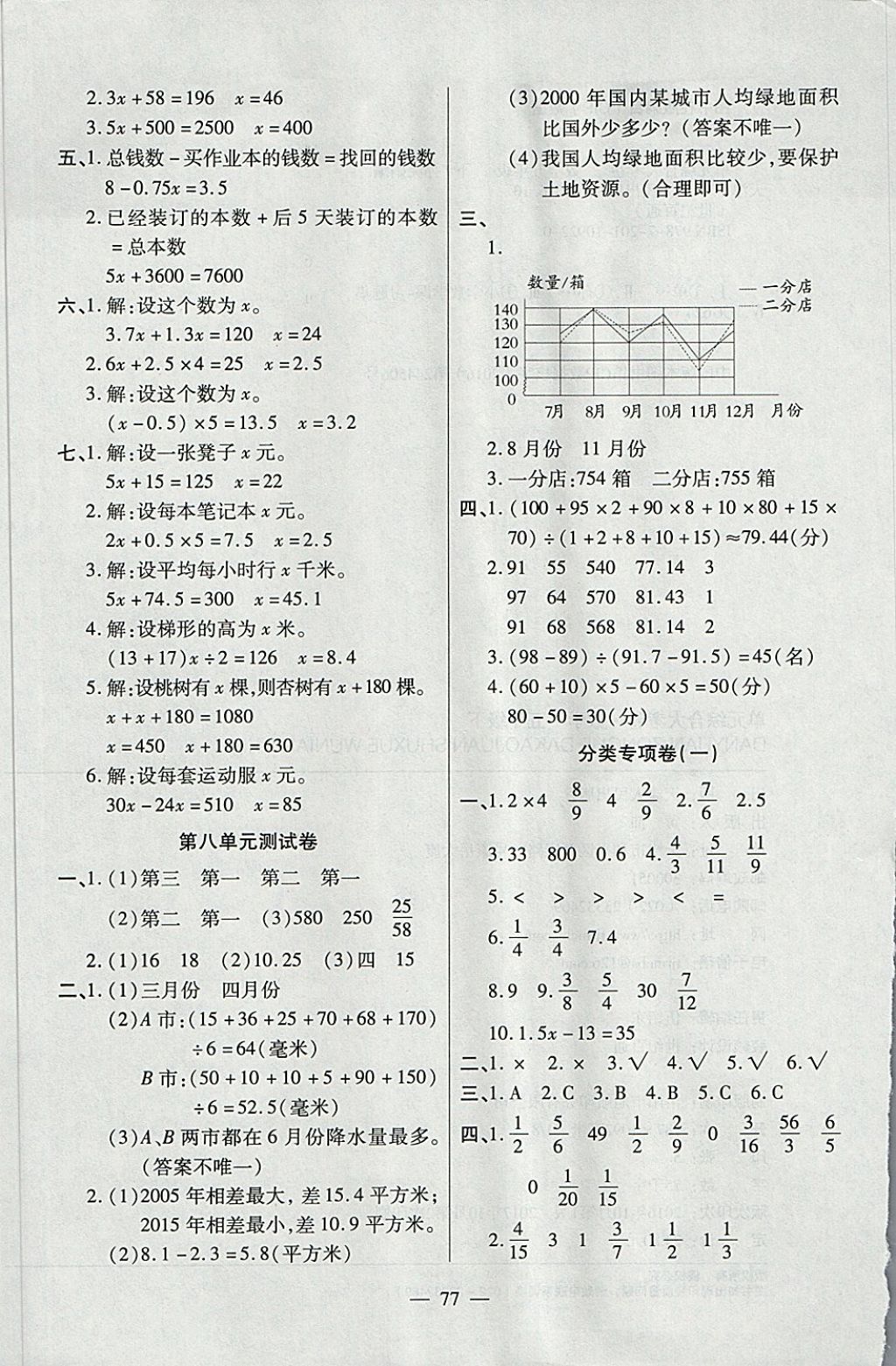 2018年世紀百通五年級數(shù)學下冊北師大版 第5頁