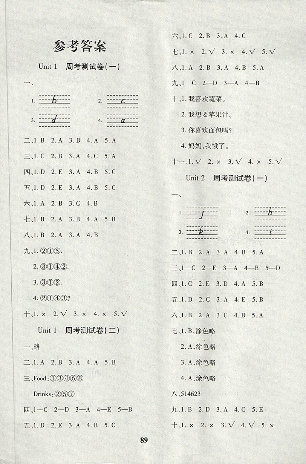 2018年教育世家状元卷三年级英语下册鲁科版五四制 第1页