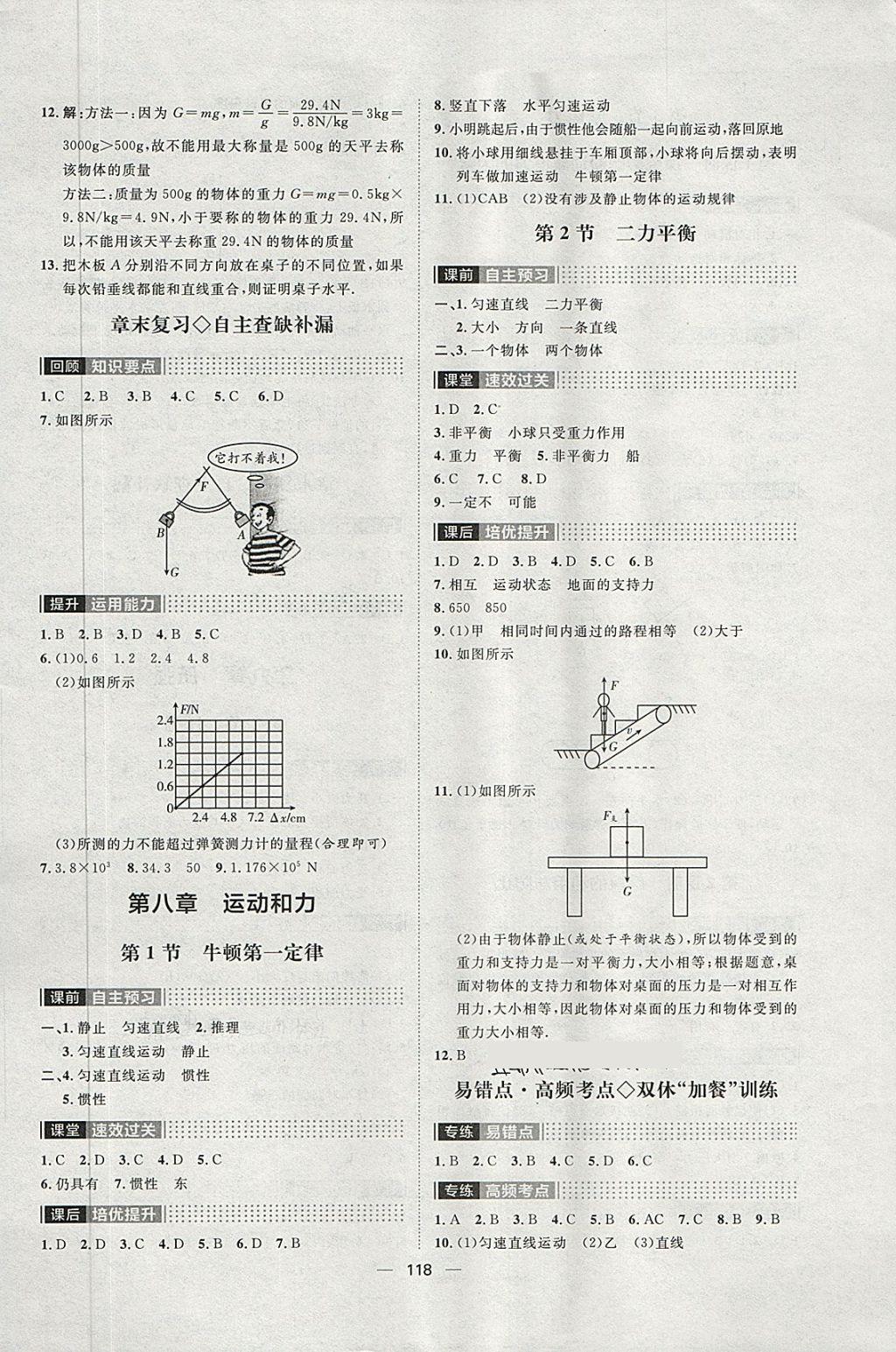 2018年阳光计划八年级物理下册人教版 第2页