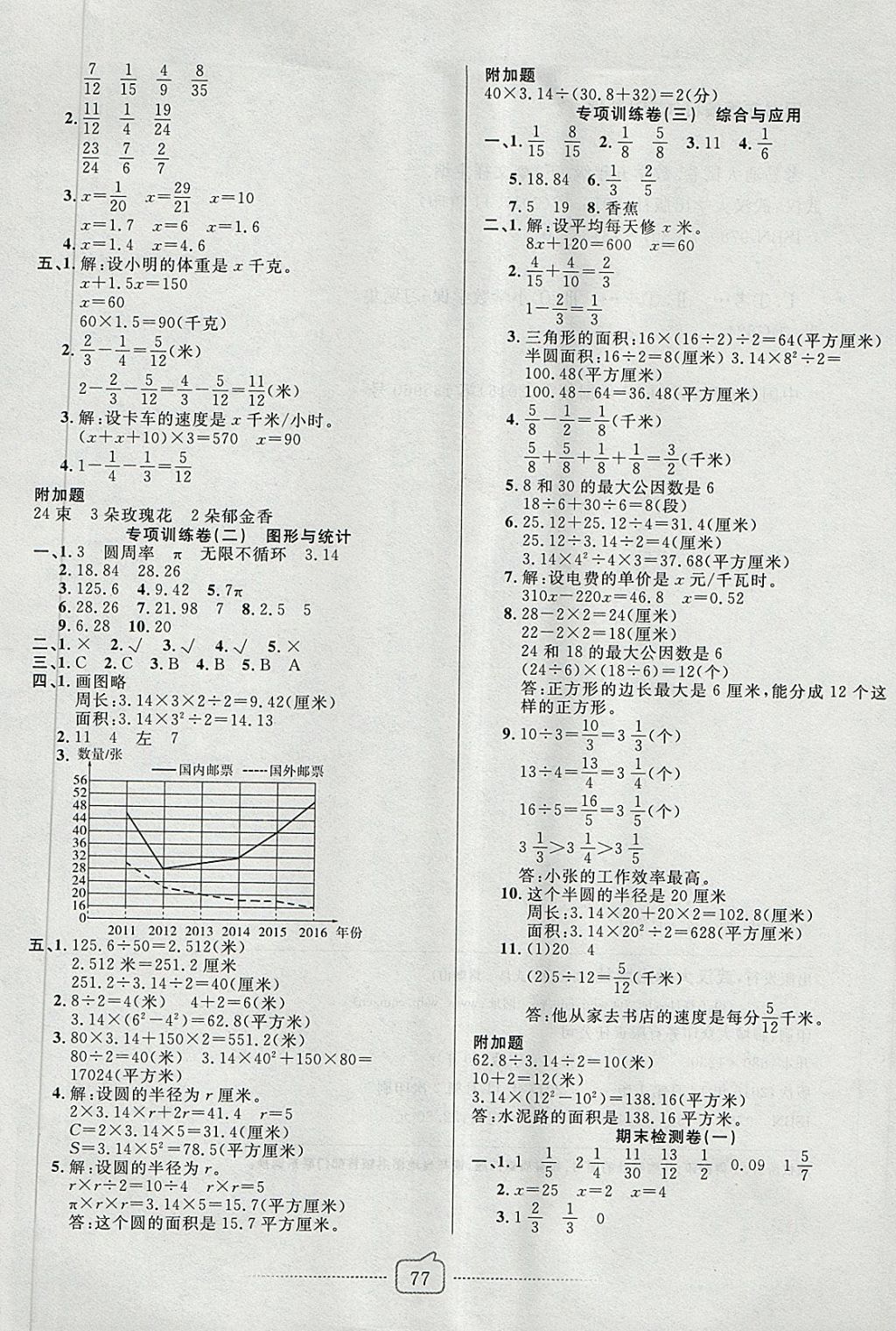 2018年考易通大试卷五年级数学下册苏教版 第5页