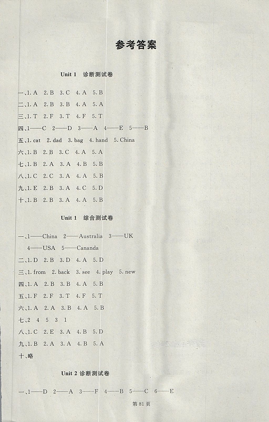 2018年海淀1號卷三年級英語下冊人教PEP版 第1頁