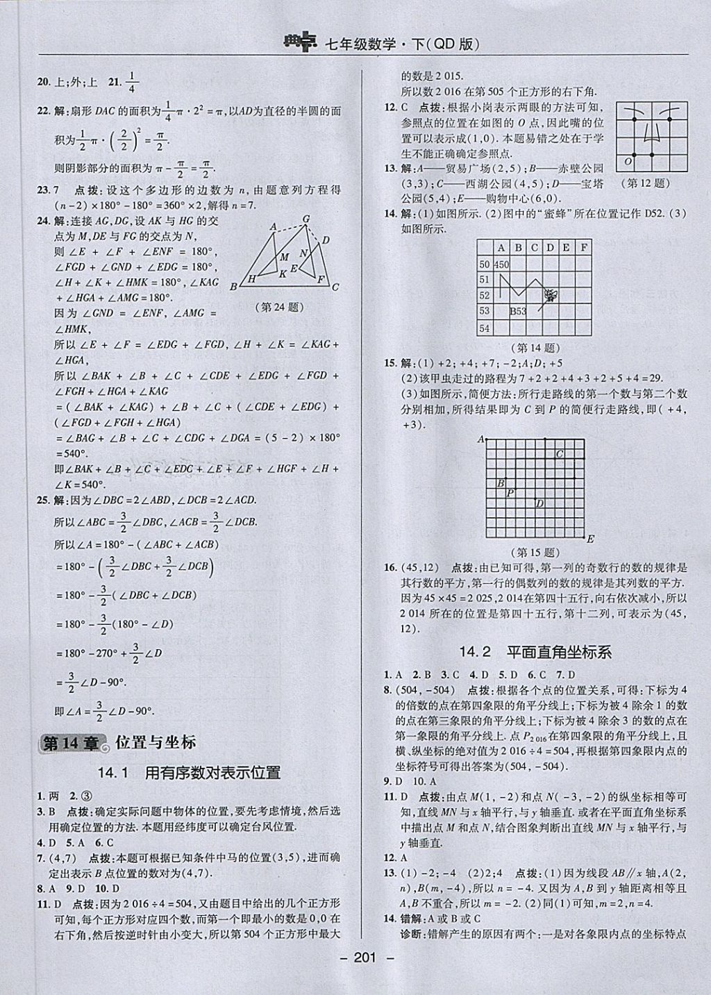 2018年綜合應(yīng)用創(chuàng)新題典中點(diǎn)七年級數(shù)學(xué)下冊青島版 第45頁