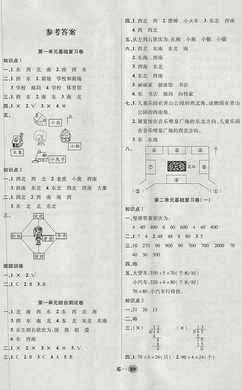 2018年暢響雙優(yōu)卷三年級數(shù)學下冊人教版 第1頁