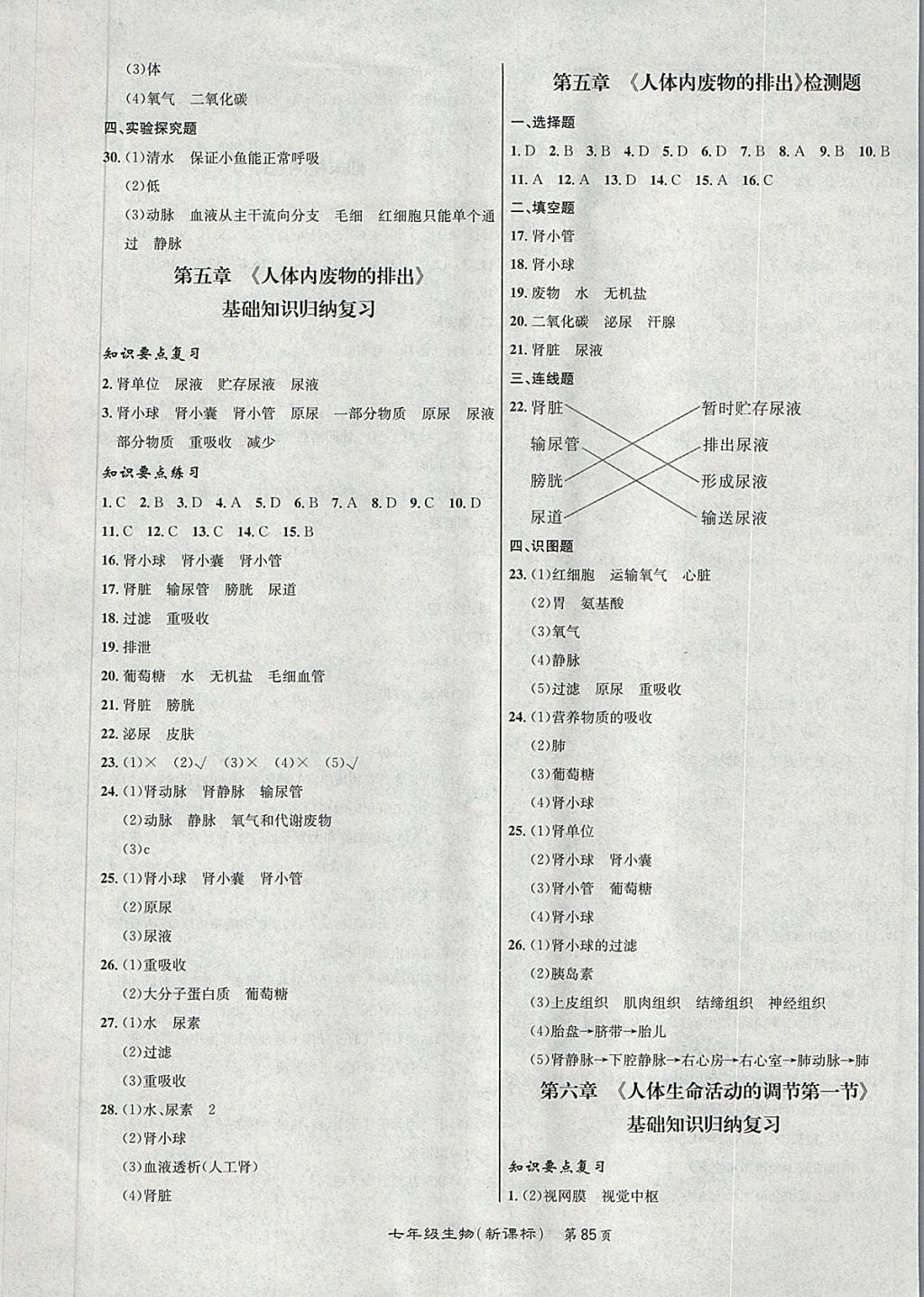 2018年百所名校精點(diǎn)試題七年級(jí)生物下冊(cè)人教版 第5頁(yè)