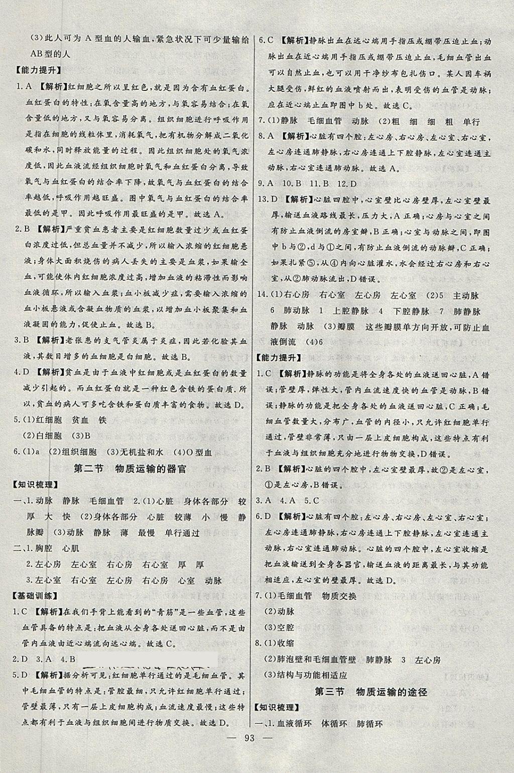 2018年學(xué)考A加同步課時(shí)練七年級(jí)生物下冊(cè)濟(jì)南版 第8頁(yè)