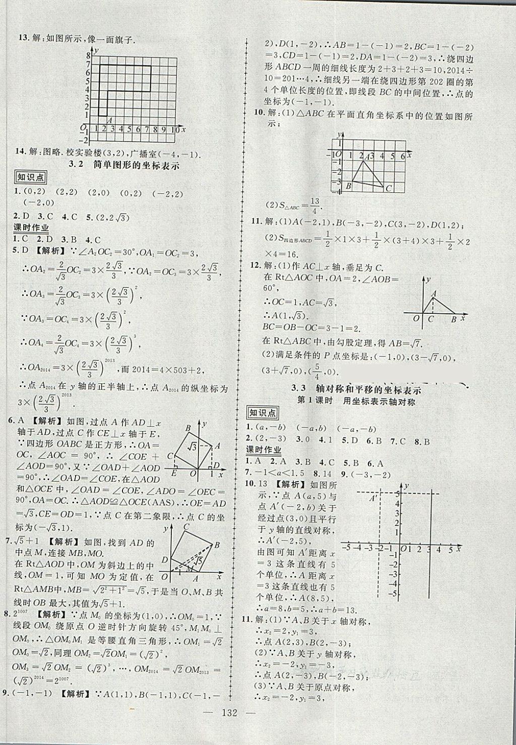 2018年黃岡創(chuàng)優(yōu)作業(yè)導(dǎo)學(xué)練八年級數(shù)學(xué)下冊湘教版 第14頁