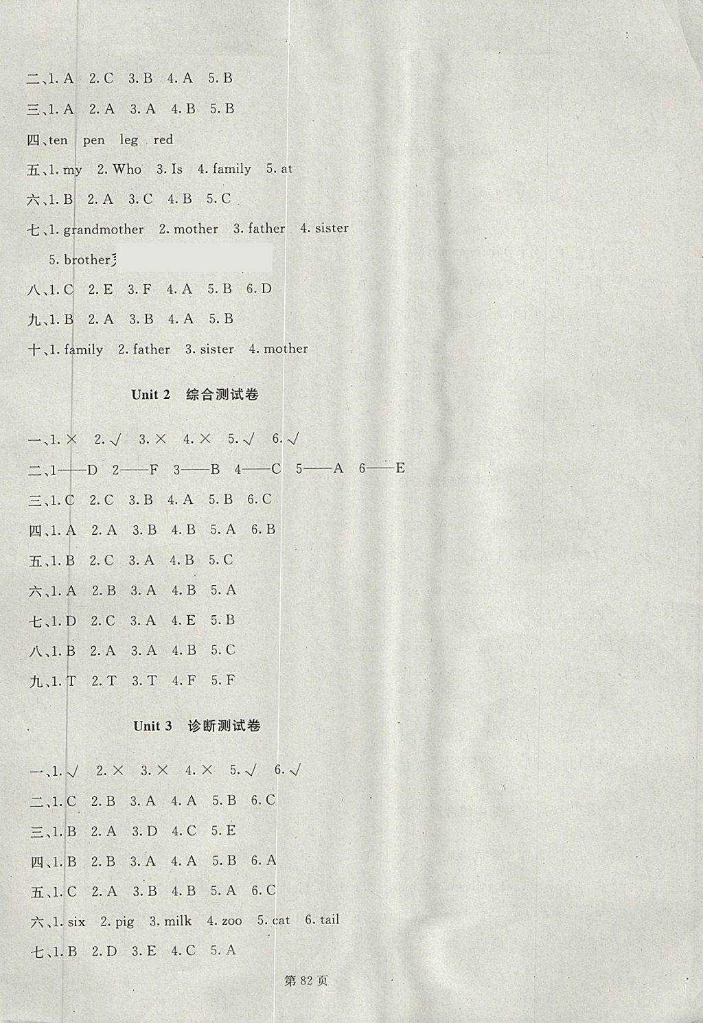 2018年海淀1號(hào)卷三年級(jí)英語下冊(cè)人教PEP版 第2頁