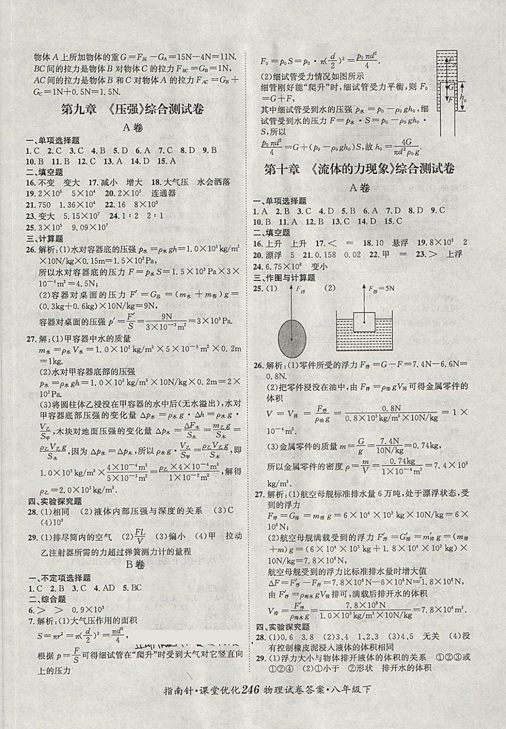 2018年指南針課堂優(yōu)化八年級(jí)物理下冊(cè) 第2頁