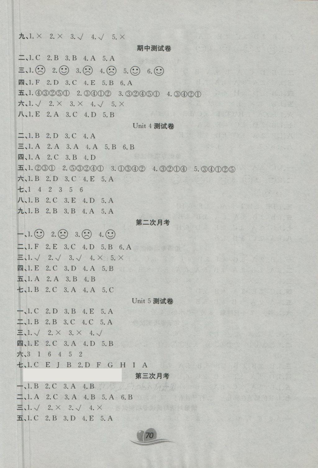 2018年黃岡海淀大考卷單元期末沖刺100分三年級(jí)英語(yǔ)下冊(cè)人教PEP版 第2頁(yè)