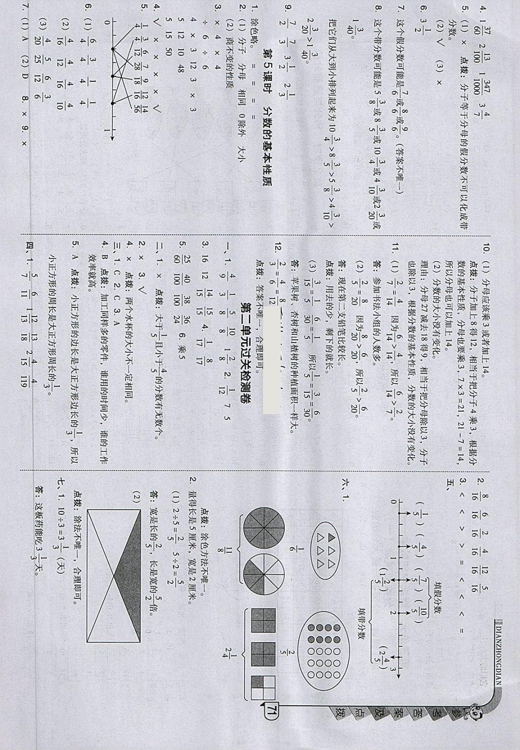 2018年综合应用创新题典中点五年级数学下册青岛版 第3页